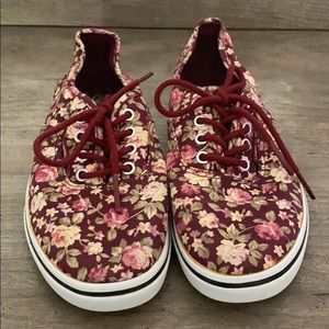 Floral vans